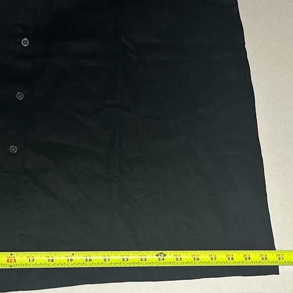 Boden US Size 12R Black Linen Midi Dress - Picture 12 of 16